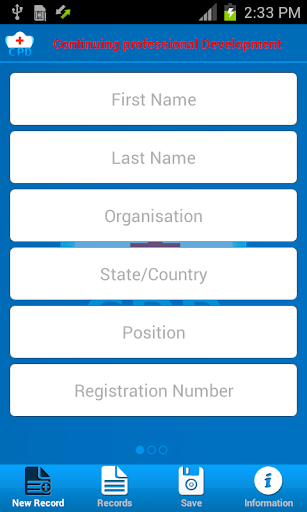 CPD nursing log