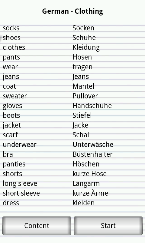 Learn German Words Fast- screenshot