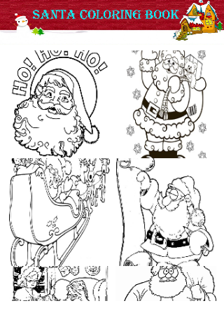 Santa Coloring Book