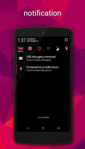 Dark Pink CM11 PA theme