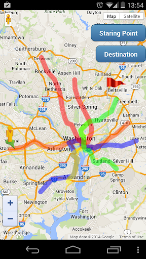 Washington DC Metro Routes