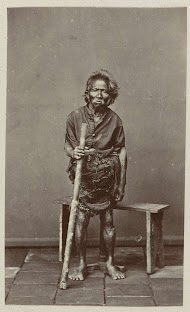 Portret van een bedelaar