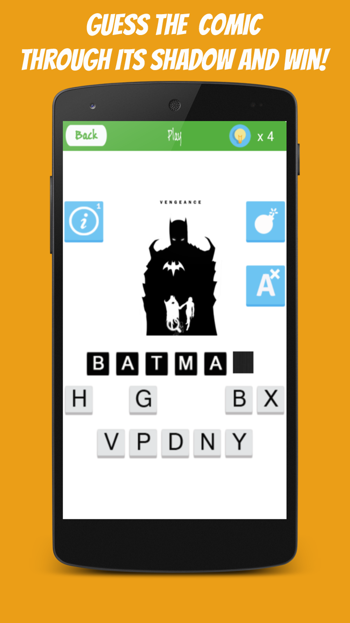 ComicMania: Guess the Shadow Screen 3