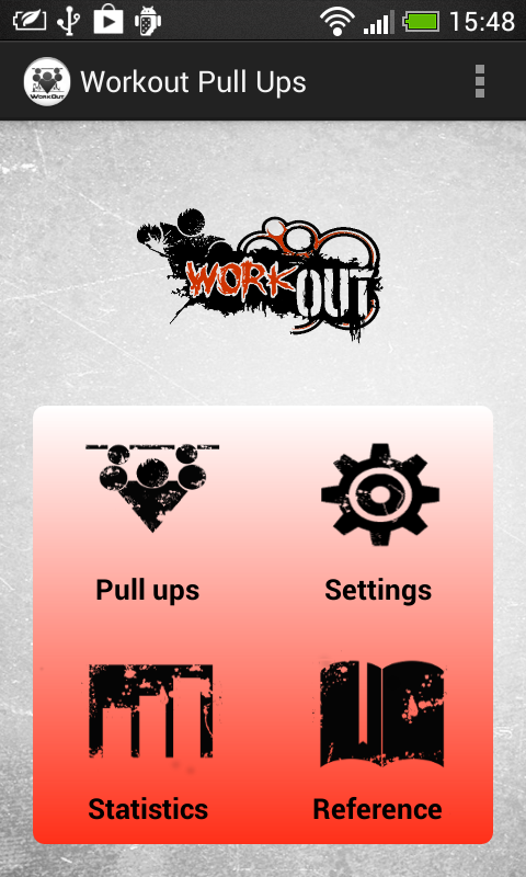 Android application Workout Pull Ups screenshort