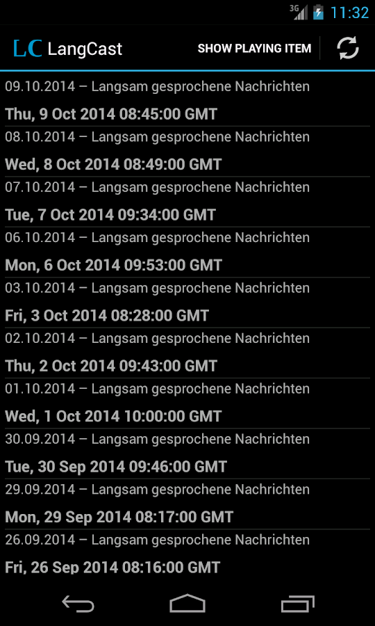 LangCast Screen 3