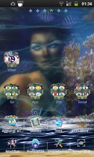 【免費個人化App】Mermaid - Go Launcher EX Theme-APP點子