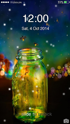 Fireflies Star Lockscreen