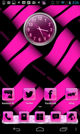 【免費個人化App】Pink BlkTux icon pack-APP點子