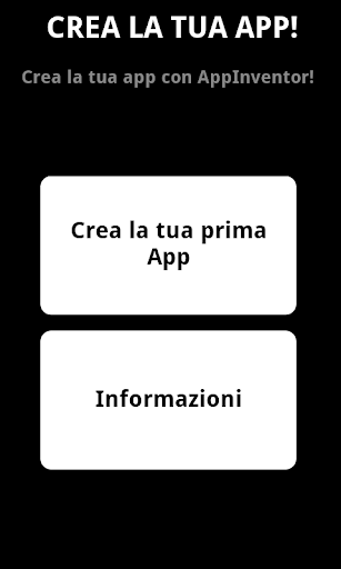 Crea La Tua Applicazione