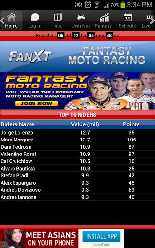 Fantasy Moto Racing