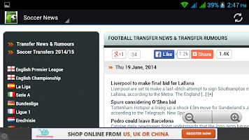 Transfer News Live APK Cartaz #4