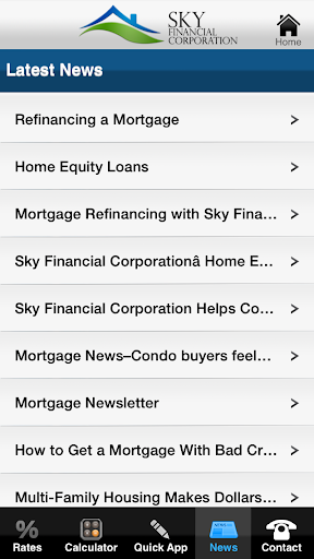 Sky Financial Canada Mortgage
