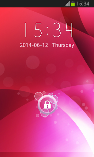 S4のピンクのために画面をロックする