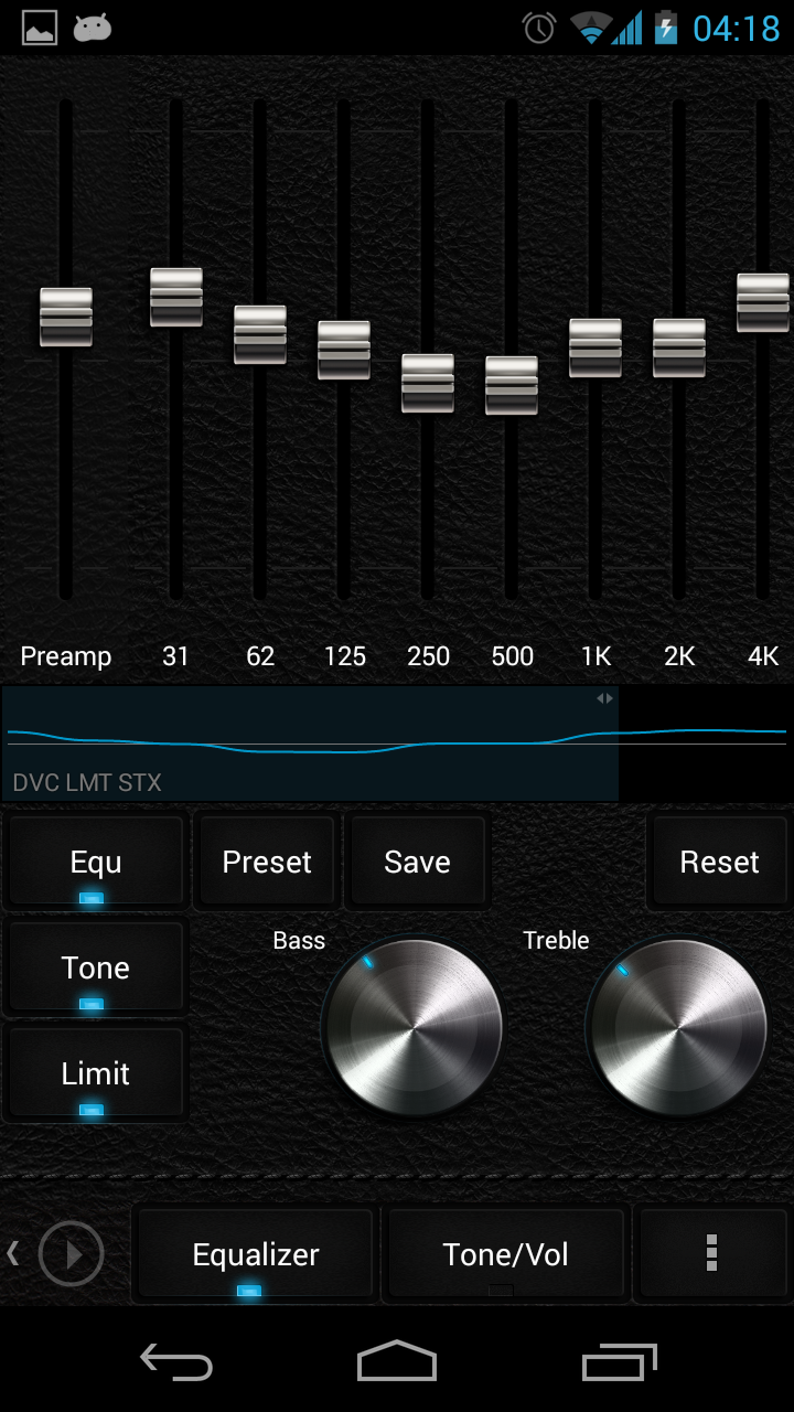 Skin for Poweramp Dark Leather Screen 3