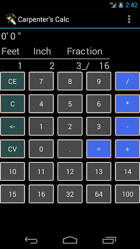 Carpenter's Calculator