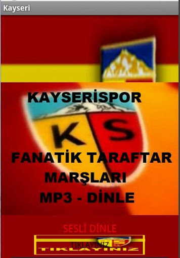 KAYSERİSPOR SESLİ MP3 MARŞLAR