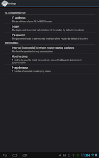 TP-LINK MR-3020 Monitor Widget Screenshots 2