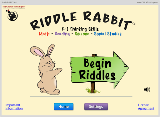 Riddle Rabbit™ K-1