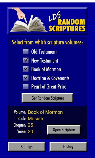 Random LDS Scriptures