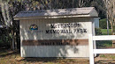 McTureous Memorial Park Entrance Sign