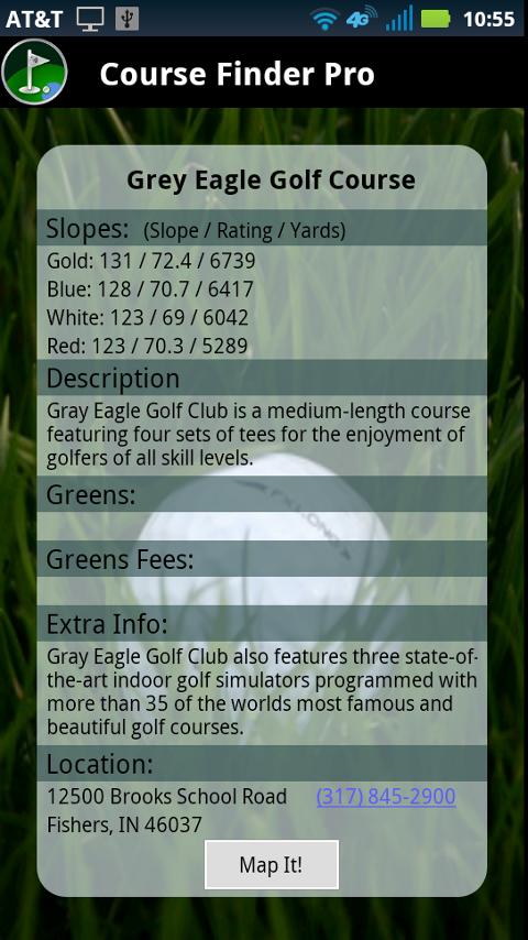 Golf Course Finder Pro Screen 3