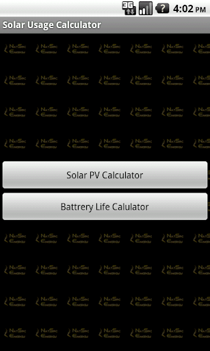 Solar Usage Calculator