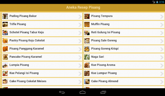 Resep Pisang Screenshots 2