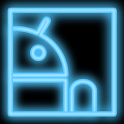 Blue Light GO Launcher Theme logo