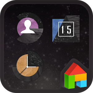 DarkUnique LINE Launcher theme 4.1