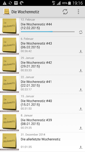 Die Wochennotiz