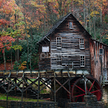 Grist Mill in the Fall by Michelle Nolan -  