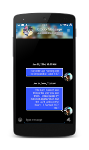 Free EvolveSMS Black-N-BlueWZ APK for Android