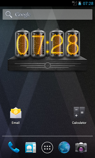 【免費個人化App】Dark Nixie Clock-APP點子