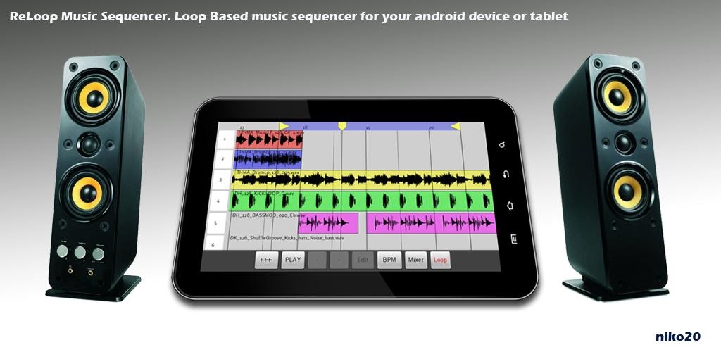 Based music. Reloop loop Sequencer. DAW для Android. Best DAW Android. Внешняя звуковая карта Reloop Play.