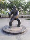 Kung Fu Master Statue