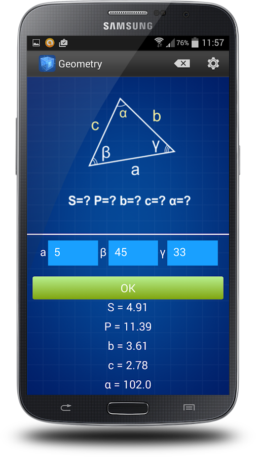 Geometry Calculator Android Apps on Google Play
