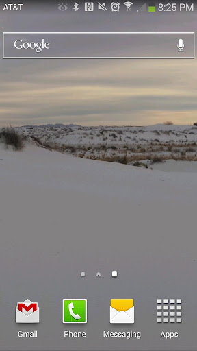 White Sands Live Wallpaper