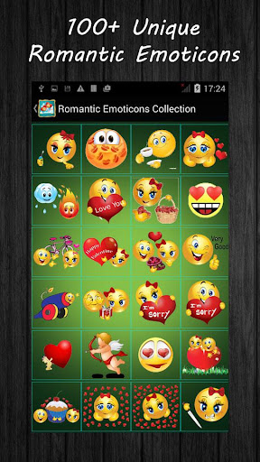 Romantic Emoticons Collection
