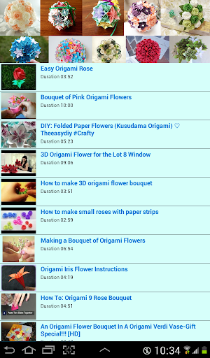 Easy Origami Flower Bouquet