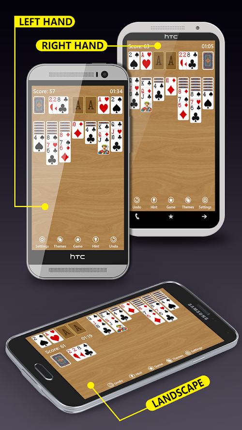 Android application Solitaire - Windows Klondike screenshort