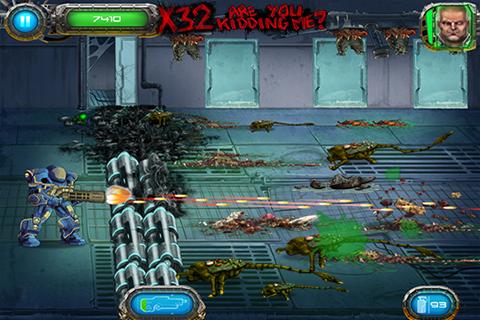 Soldier vs Aliens. Screen 2
