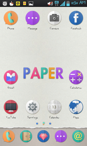 Paper icon theme