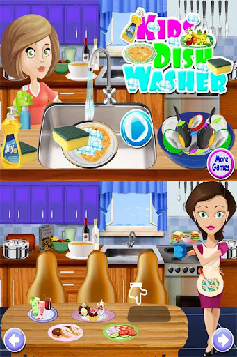 Kids Washing Dishes