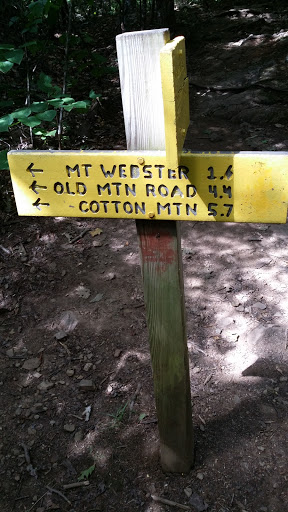 Mt. Webster Trail Marker