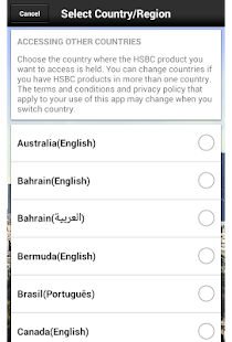 HSBC Mobile Banking - screenshot thumbnail