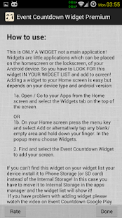 Event Countdown Widget Premium - screenshot thumbnail
