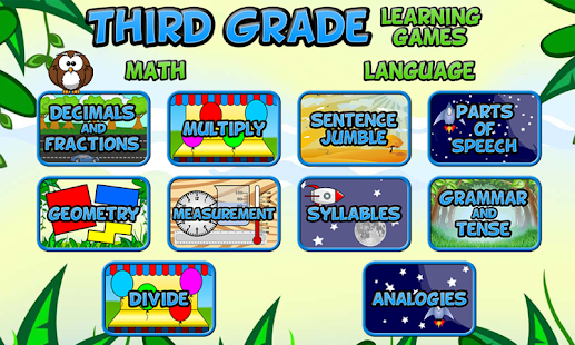 Third Grade Learning Games