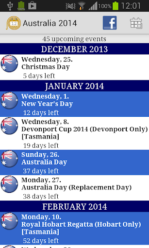 Australian Holidays