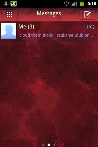 GO SMS Pro Theme Red Buy