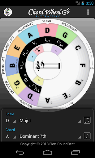 Chord Wheel: Circle of 5ths LE